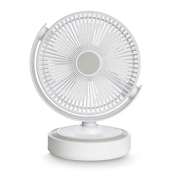 DAM VENTILATEUR DE BUREAU USB 10W BLANC 20.00x27.00x32.00 Cm. Couleur: Blanc