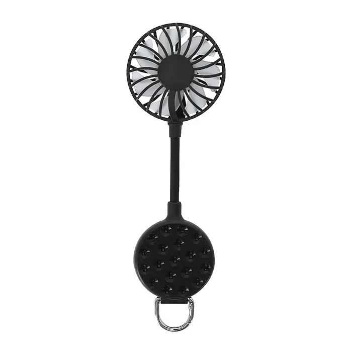 DAM Ventilateur multi-positions avec rotation à 360° fabriqué en ABS de couleur solide et équipé dune ventouse.