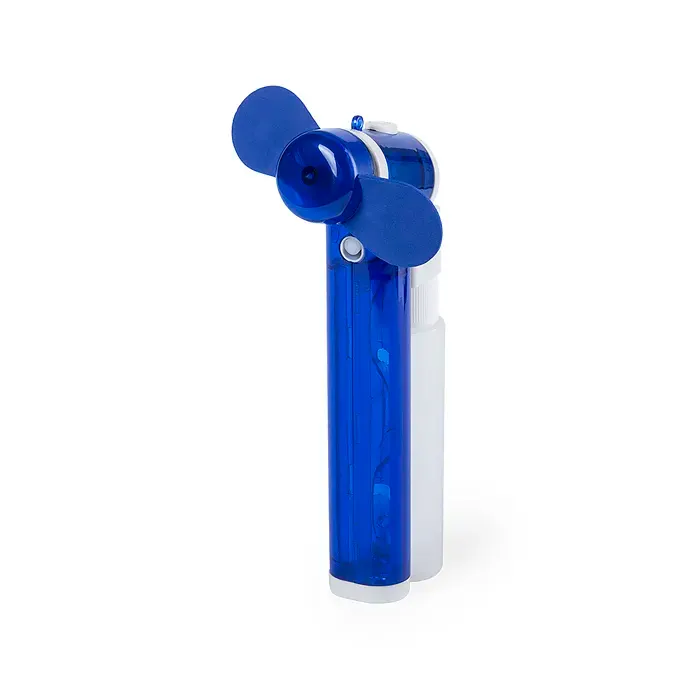 DAM Ventilateur Vaporisateur 35 ml. 2 Piles AA Non Incluses 8.50x16.00x8.00 Cm. Couleur : Bleu