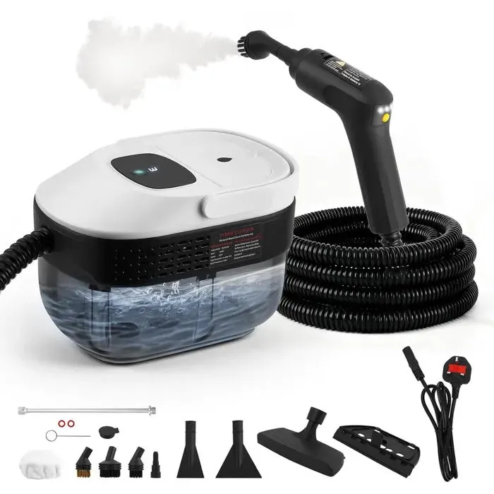 Dampfreiniger2500W Dampfgarer zum ReinigenDampfreiniger Handgerät für ZuhauseAuto-Detailing-Dampfreiniger mit ControllerTragbare