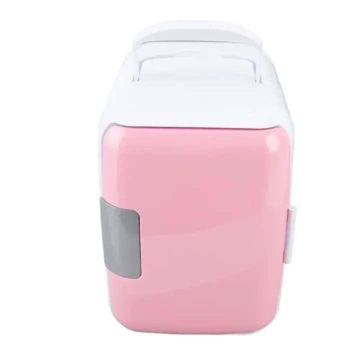 DBA Mini Réfrigérateur Mini Réfrigérateur Cosmétique Abs Pour Voiture - 4L - Rose 119186 DA007