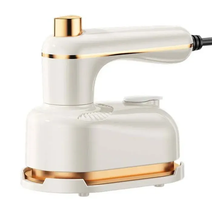 Défroisseur 40W Fer à repasser à vapeur de voyage avec réservoir deau de 50 ml fer à repasser pliable pour la maison le voyage — coloris Beige