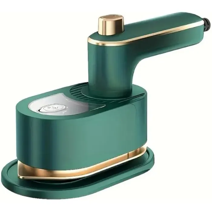 Défroisseur 40W pliable Mini Fer à Vapeur Portable de Voyage Machine à Repasser Légère avec 50ml D’Eau pour Les Voyages et à Maison — coloris Verte