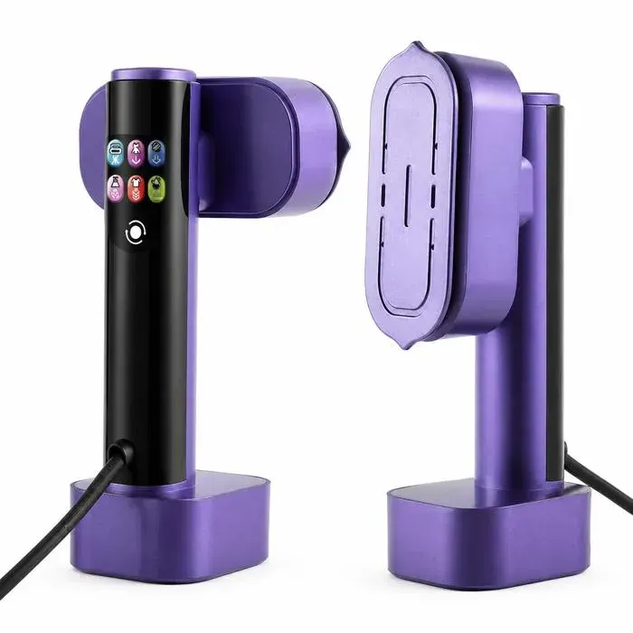 Défroisseur vapeur 2 en 1 GAUTHIER FRANCE 1300W chauffe 15 s 5 modes réservoir 190 ml vêtements maison voyage violet
