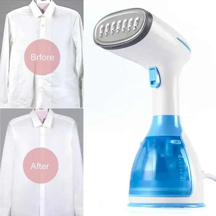 Défroisseur vapeur à main - AISTUO - Steamer portable - 1500 W - Réservoir 280 ml - Chauffe 20 s