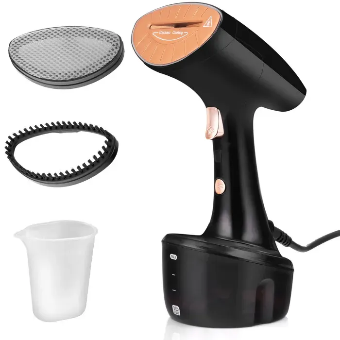 Défroisseur Vapeur à Main - Lehmann Vertical - 1600W - 25 g/min - Réservoir 320 ml - Semelle Céramique - Vertical/Horizontal