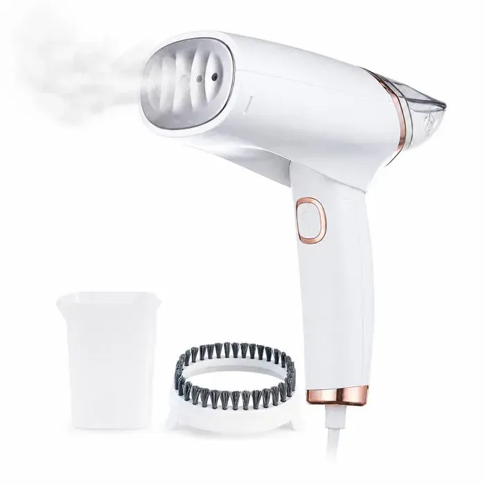 Défroisseur vapeur APROSP 1000W 120ML portable pliable chauffe 30s vertical horizontal vêtements blanc
