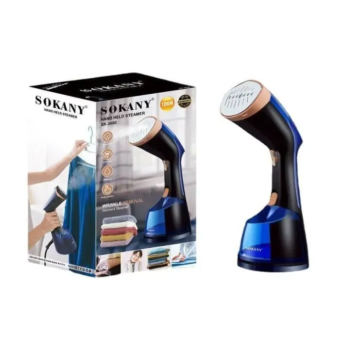 Défroisseur Vapeur Caldion Fer à Repasser à Main de Voyage 250ml de Capacité 1200W Portatif Vêtement Steamer pour Maison et Voyage