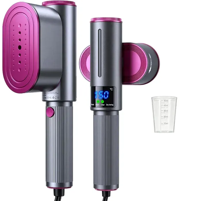 Défroisseur Vapeur-Défroisseur Vetement-1200W25g/min2 Modes VapeurRéservoir 150mL et Écran LED-Adapté maisonbureauvoyages