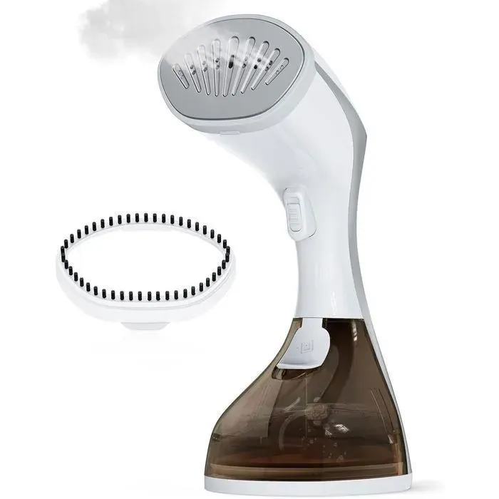 Défroisseur Vapeur Fer à Repasser Portable 1500W 250ML 25g/min Défroisseur à Main 3 Modes Vapeur Idéal Maison & Déplacements