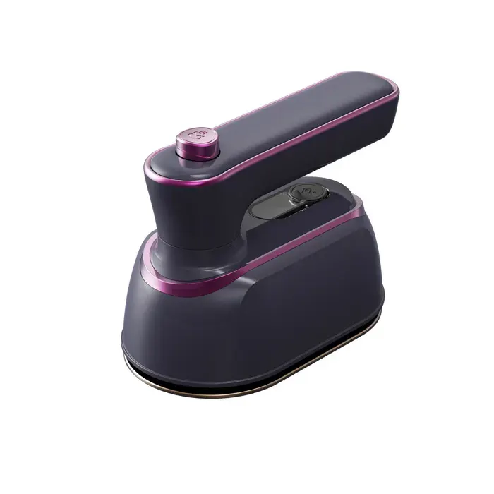 Défroisseur vapeur portable gris moderne 1000W 15s préchauffage 15g/min vapeur céramique poignée pivotante 180°