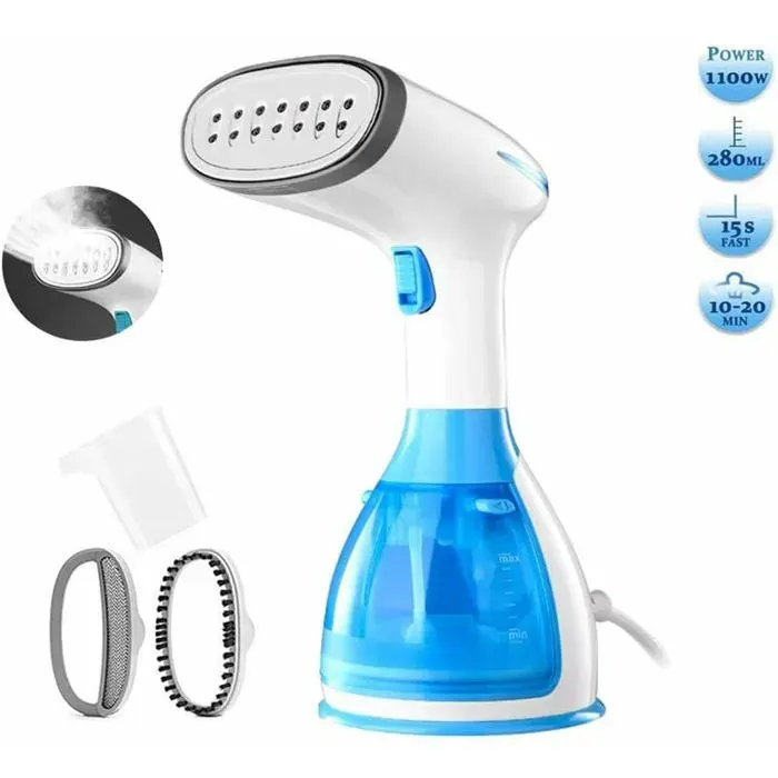 Défroisseur Vapeur Portable - LARGEIGHT - 1500W - 280ML - Réchauffage Rapide - Couleurs Multiples