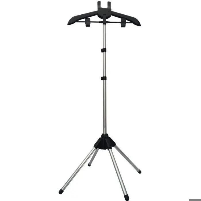 Défroisseur vapeur portable - MHY® - Télescopique et pliable - Hauteur réglable jusquà 160 cm - Cintre rotatif 360°