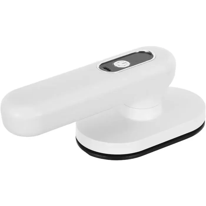 Défroisseur vapeur portable sans fil USB rechargeable blanc3 réglages de températurepour soie et tissus synthétiquesvoyage