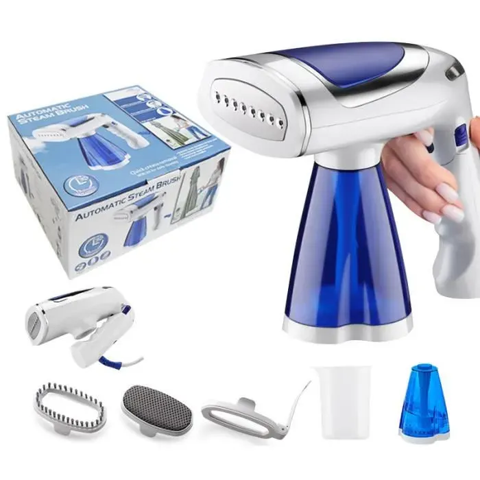 Défroisseur vapeur - PRUMYA - 1600W - 250 ml - Réchauffage 20S - Portable et pliable