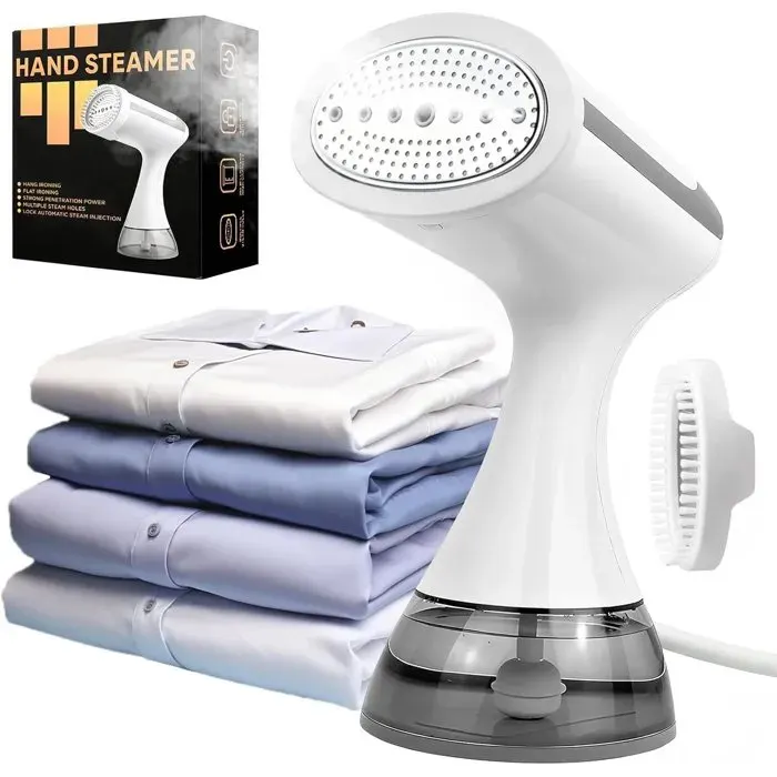 Defroisseur Vapeur Vertical - 1500W - 300ml Réchauffage Rapide en 20s Enlever les Plis des Vêtements — coloris Blanc