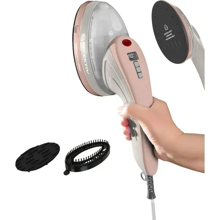Défroisseur Vapeur Vertical 1800W 3 en 1 Vapeur Vertical Premium Semelle Céramique Brosse Vapeur Réservoir 250 ml Câble 3 m [B]