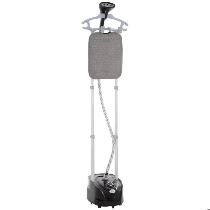 Défroisseur vapeur vertical - HOMCOM - 1950 W 32g/min - réservoir deau 2 L - tige télescopique - 11 températures réglables - noir
