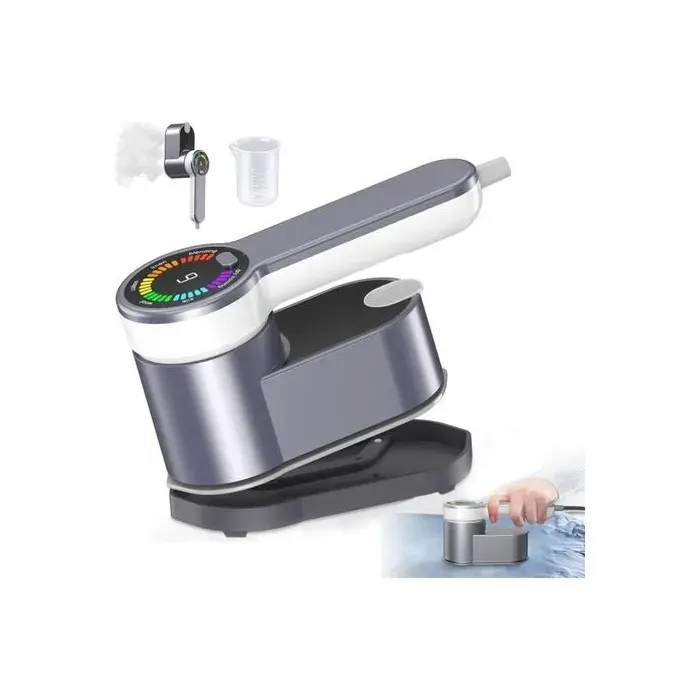 Défroisseur vapeur vertical - Puissance 1200W et chauffage rapide 5s 5 niveaux de vapeur et tête rotative 180° - Maison et voyage