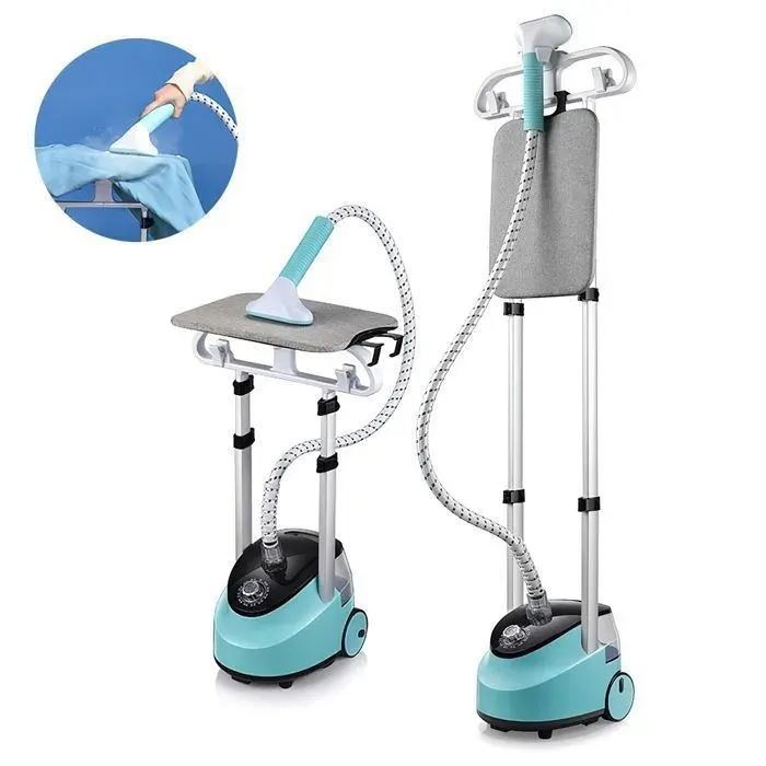 Défroisseur Vertical 2 en 1 2000W 15 L Vapeur Constante de 40 g/Min 11 Réglages de Vapeur Chauffage 30 sec Tout Tissu