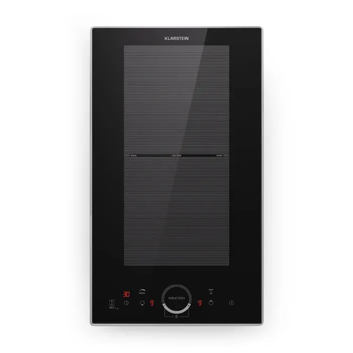 Delicatessa Prime 30cm Plaque Induction Camping 2 Feux Noir