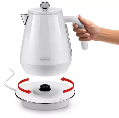 Delonghi - Bouilloire À Température Réglable Eclettica Kby2011.W — vue 3