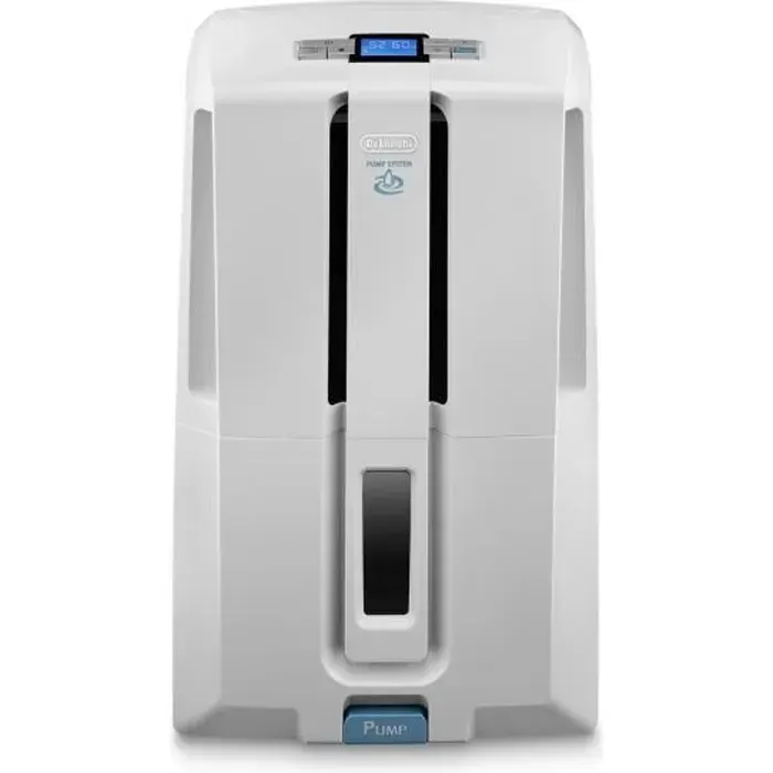 DELONGHI - DD230P - Déshumidificateur dair - 30L/24h - Gaz R290 - Réservoir 7L - Blanc