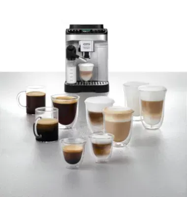 Delonghi - Expresso Broyeur Ecam310.80.Sb Magnifica Evo Next Argent — vue 8