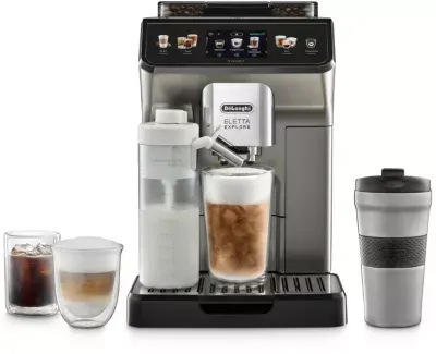 Delonghi - Expresso Broyeur Eletta Explore Ecam450.86.T Titanium