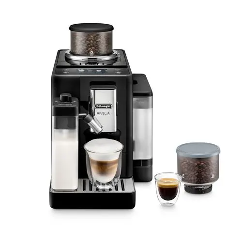 Delonghi - Expresso Broyeur Feb4455.B Rivelia Latte Noire — vue 2