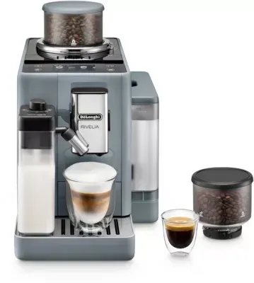 Delonghi - Expresso Broyeur Feb4455.G Rivelia Latte Gris