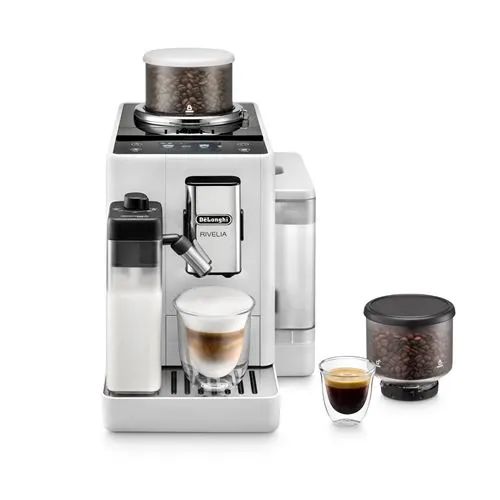 Delonghi - Expresso Broyeur Feb4455.W Rivelia Latte Blanche — vue 2