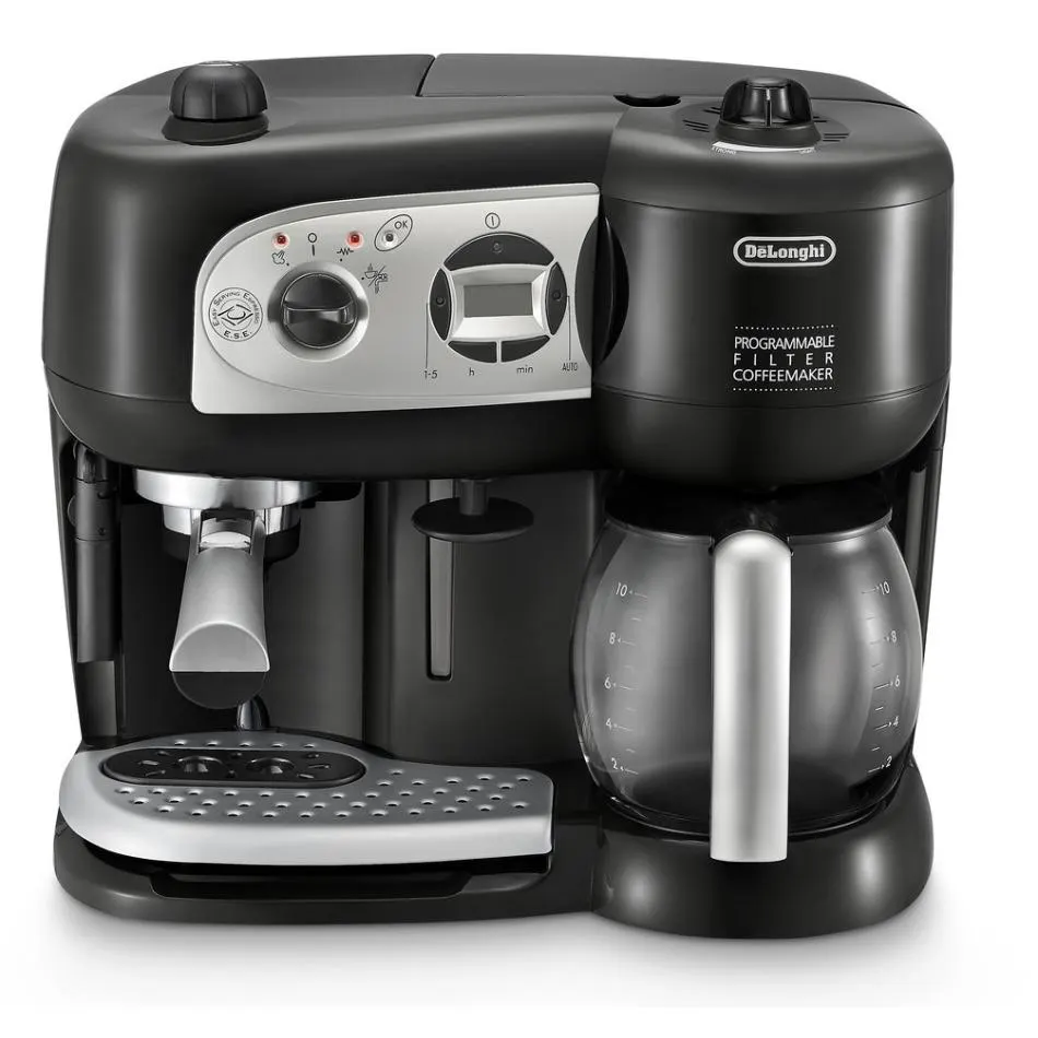 Delonghi - Expresso Combiné Cafetière Bco 264.1 Noir — vue 2