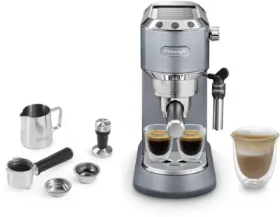 Delonghi - Machine À Expresso Dedica Arte Ec785.Ae Bleu + Kit Barista