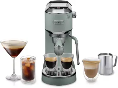 Delonghi - Machine À Expresso Ec890.Gr Dedica Duo Verte