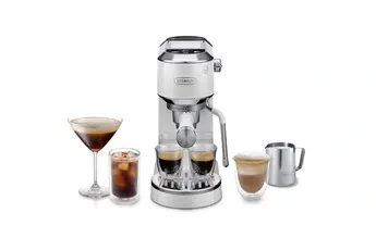 Delonghi - Machine À Expresso Ec890.Wi Dedica Duo Blanche — vue 3