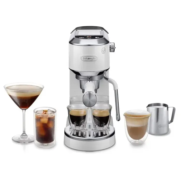 Delonghi - Machine À Expresso Ec890.Wi Dedica Duo Blanche — vue 4