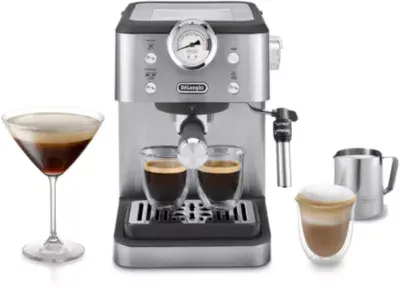 Delonghi - Machine À Expresso Linea Classic Em450.M Argent