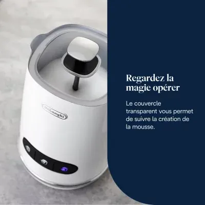 Delonghi - Mousseur À Lait Lattemix Métal Emf3.W — vue 5