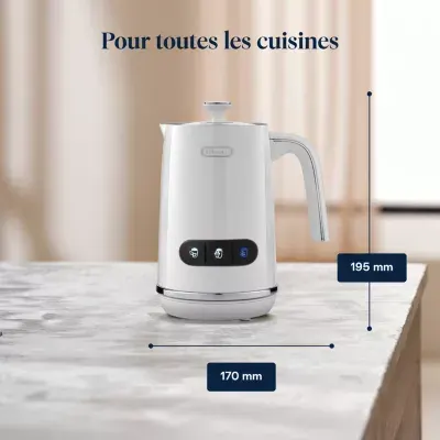 Delonghi - Mousseur À Lait Lattemix Métal Emf3.W — vue 7