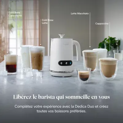 Delonghi - Mousseur À Lait Lattemix Métal Emf3.W — vue 4