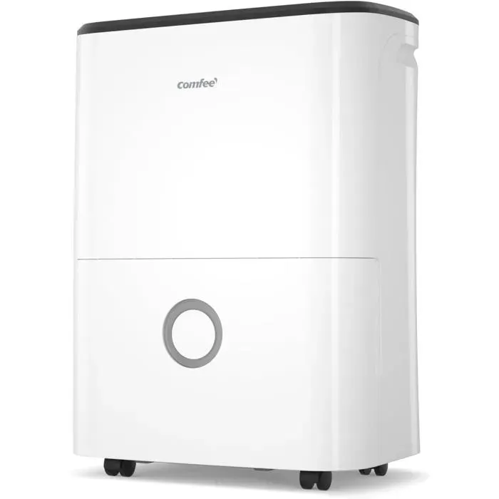 Déshumidificateur 20L/JourDéshumidificateur Electrique Silencieux Avec Réservoir 3L Drainage ContinuMinuterie 24HDéshumidificat