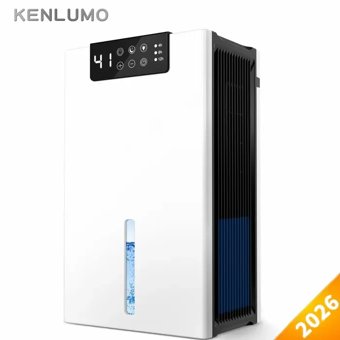 Déshumidificateur 24 L avec dégivrage automatique et minuterie filtre à air lavable adapté à la salle de bain à la chambre etc.