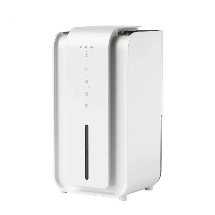 Déshumidificateur compact et silencieux idéal pour chambre salon et dortoir avec minuterie 6/8/10h