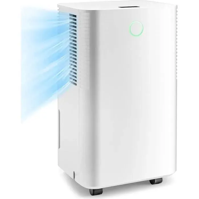 Déshumidificateur d’Air Électrique - RELAX4LIFE - 12 L/Jour - Pièces jusquà 24 m2 - Réservoir deau 2L - 3 Modes - Sécurité Enfant