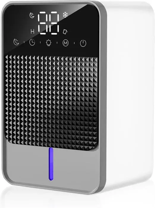 Deshumidificateur d air1200ML Déshumidificateur maison PortableDéshumidificateur dair DomestiqueContre lhumidité et — coloris Gris
