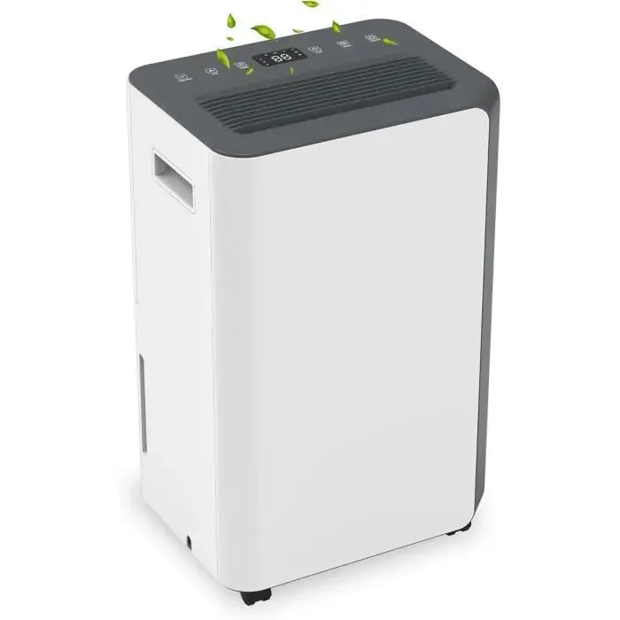 Déshumidificateur dAir 20 Litres par Jour Idéal pour SalonSalle de Bain et Chambre Blanc Vonia