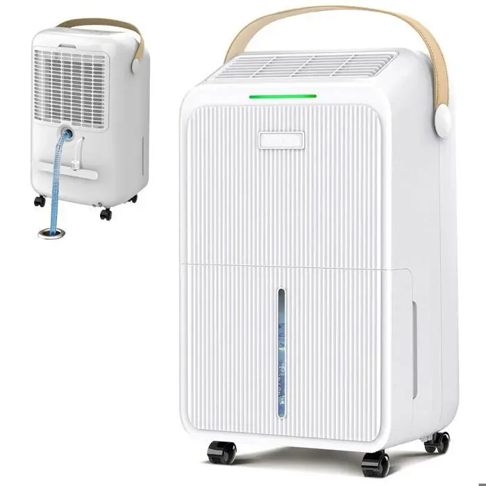 Déshumidificateur dair à Compresseur 260W Éco - 16L/j pour 45m² - 3300ml - Écran Tactile LED - Contrôle Intelligent