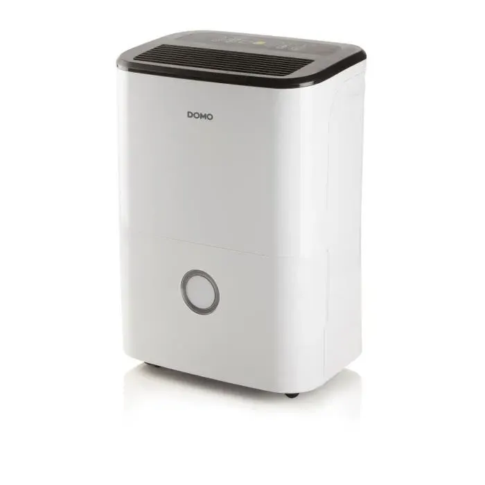 Déshumidificateur dair - DOMO - Silencieux (39dB) et programmable - Extrait jusquà 20 litres/jour - Jusquà 75m2 - 440W