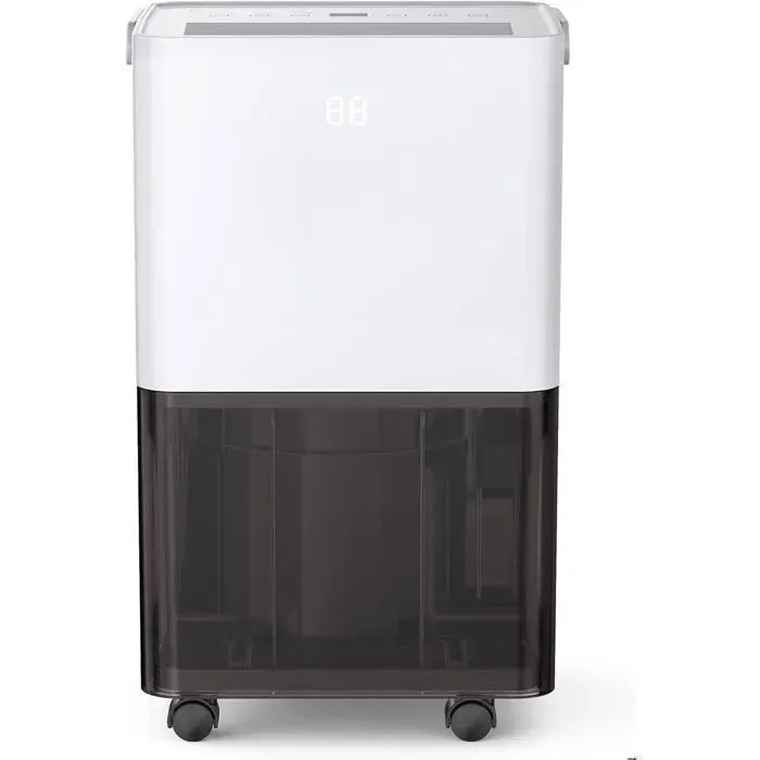 Déshumidificateur dair EDENDIRECT Silencieux 10L/JourPour Max 15㎡Fonction de déshumidificationPurificationSèche-linge